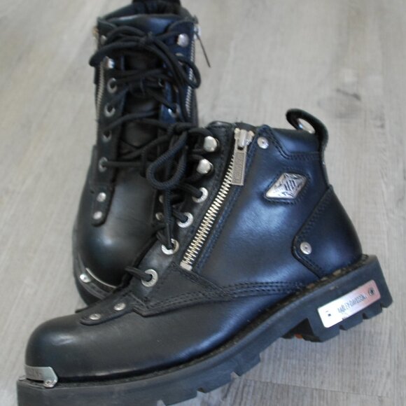 Harley Davidson Motorcycle Boots Women's US 7 1/2 - Picture 2 of 9